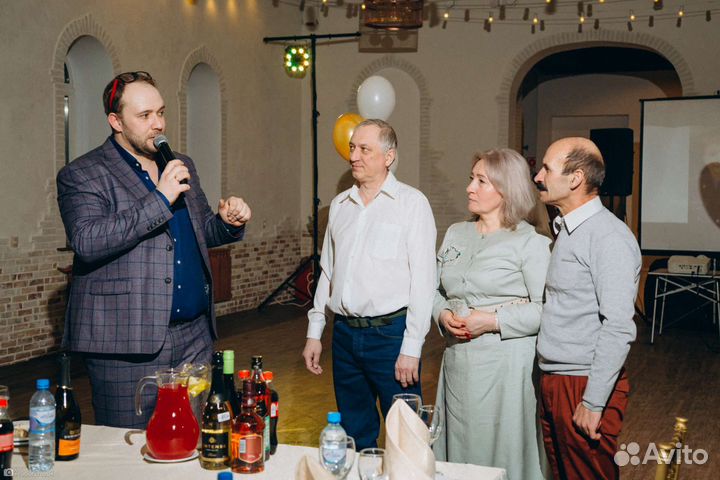 Ведущий на семейную свадьбу (10, 20, 30 чел.)