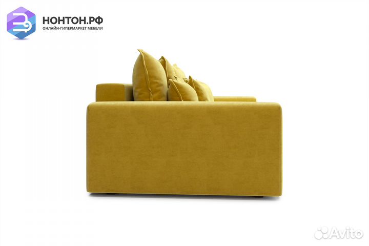 Диван тик-так Омега горчичный