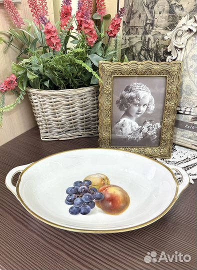 Антикварное блюдо Thomas Клеймо 1908-1939 - е годы