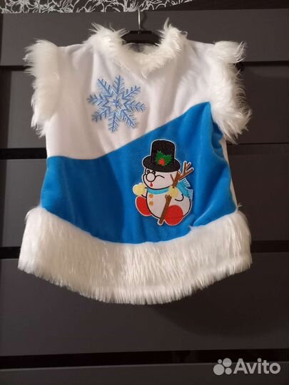 Новогодний костюм снеговика