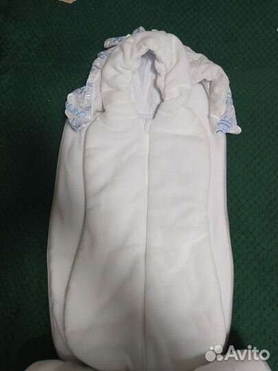 Зимний конверт в коляску на выписку