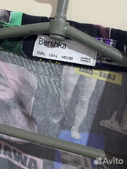 Рубашка bershka укороченная