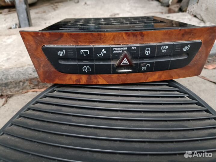 Блок управления климатом Мерседес 211 двухзонный