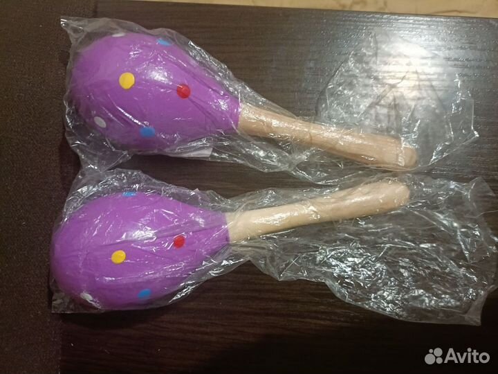 Маракасы деревянные маракас 20 см