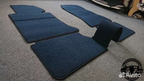 Автоковрики для Mercedes-Benz w124 Coupe, синие