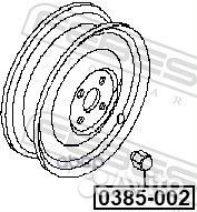 Гайка колесная 0385002 Febest
