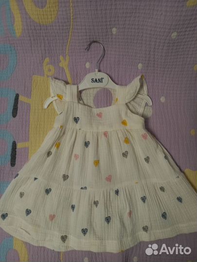 Сарафан из муслина для девочки