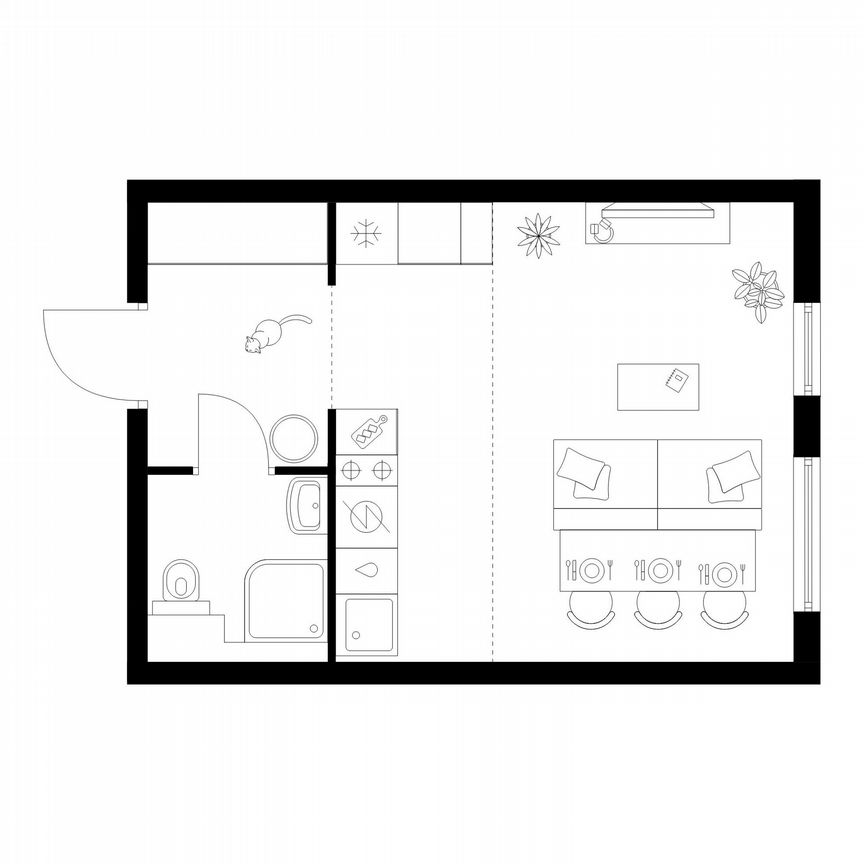 Квартира-студия, 27,2 м², 3/32 эт.