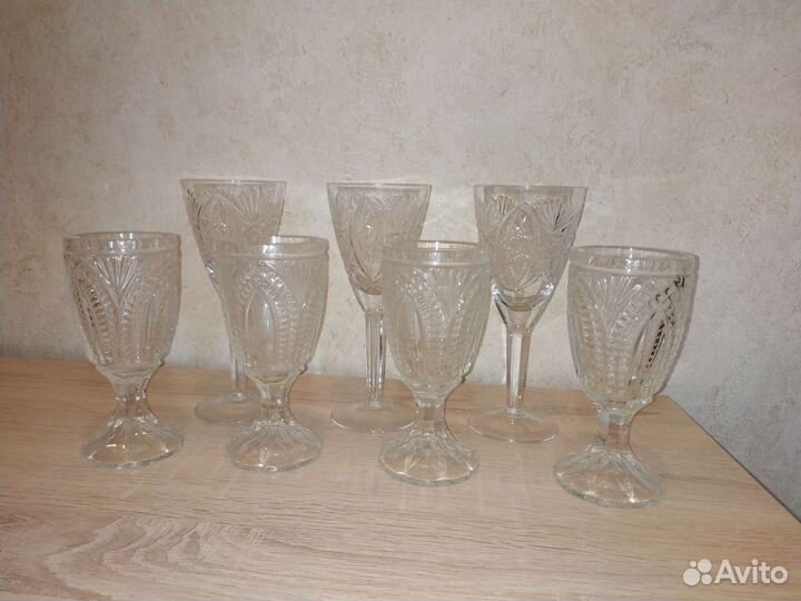 Фужеры хрустальные СССР и т.д