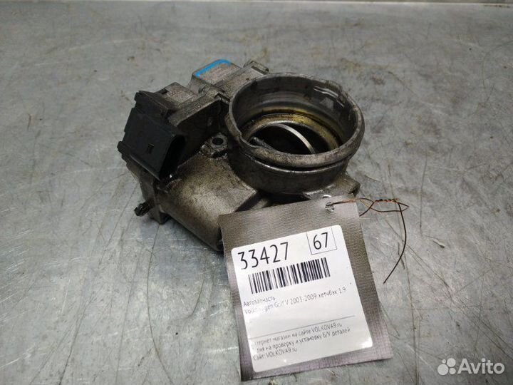 Заслонка дроссельная электрическая Volkswagen Golf