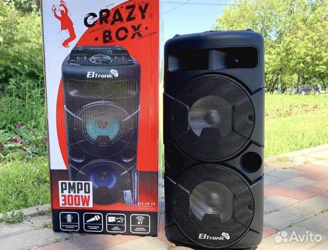 Колонкам мощный басс eltronic plus