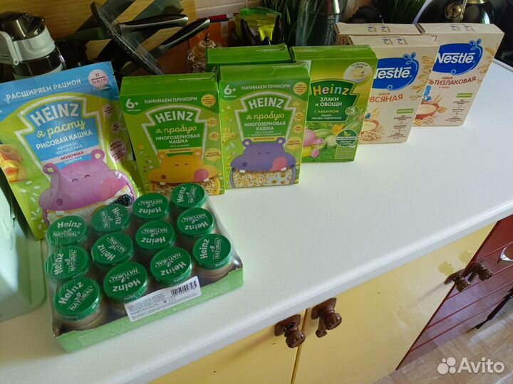 Детское питание каши пюре