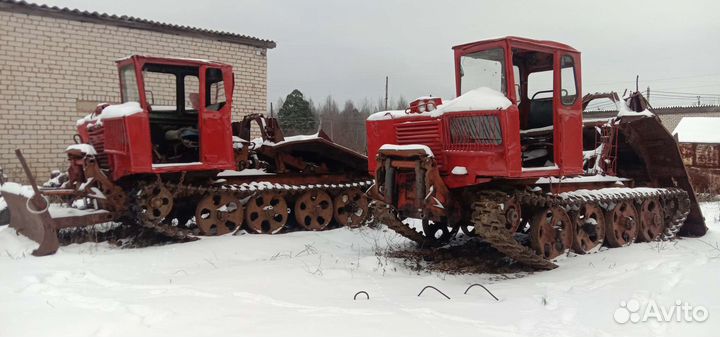 Трелеочный трактор гусеничный тдт 55 Онежец