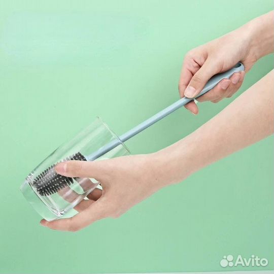 Силиконоваяц щетка для стаканов,графинов,бутылок