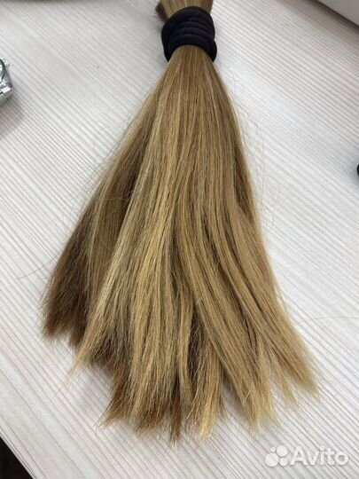 Волосы натуральные срез