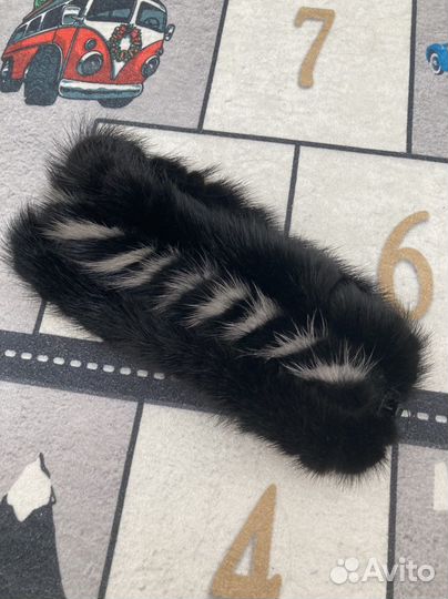 Повязка на голову норковая