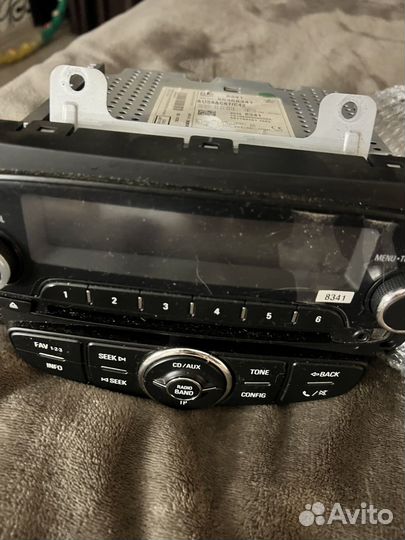 Штатная магнитола на chevrolet cruze