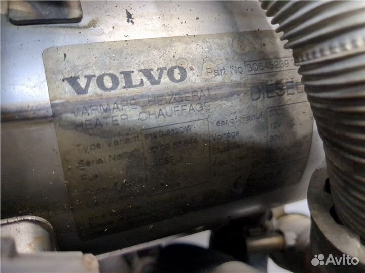 Автономный отопитель Volvo S80, 2002