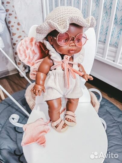 Кукла Горди мулатка и одежда для куклы minikanе
