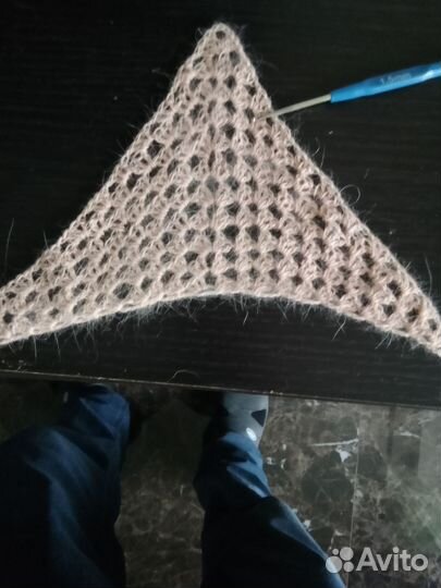 Шаль ручной работы