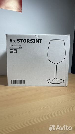 Бокалы storsint IKEA 6 штук