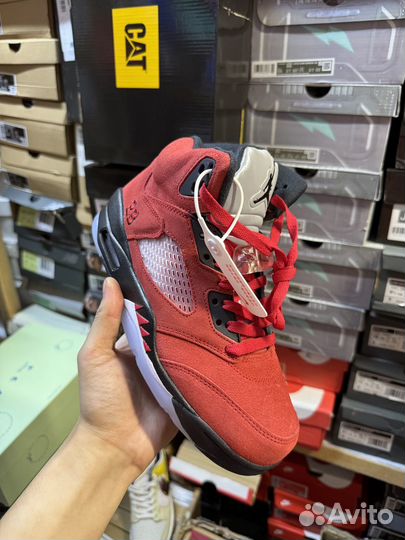 Nike Air Jordan 5 Raging Bull Red 41-45