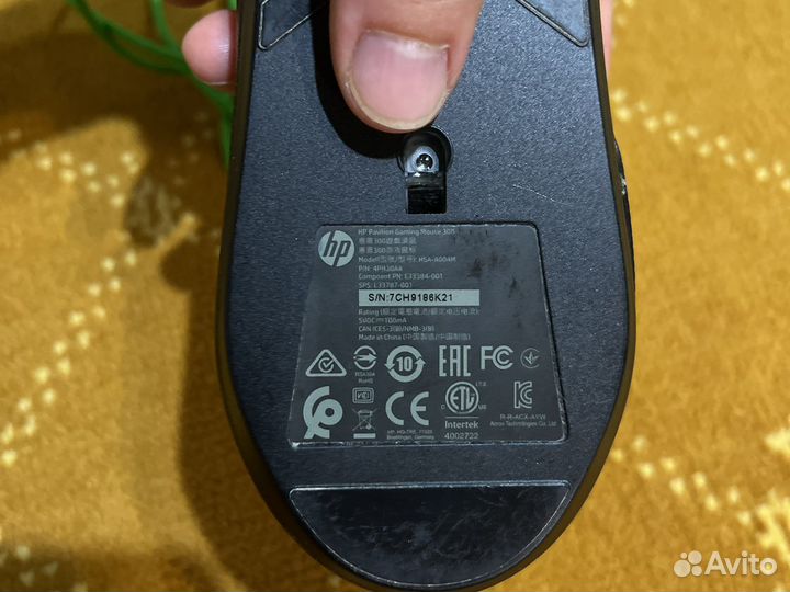 Игровая мышь HP pavillion Gaming Mouse 300