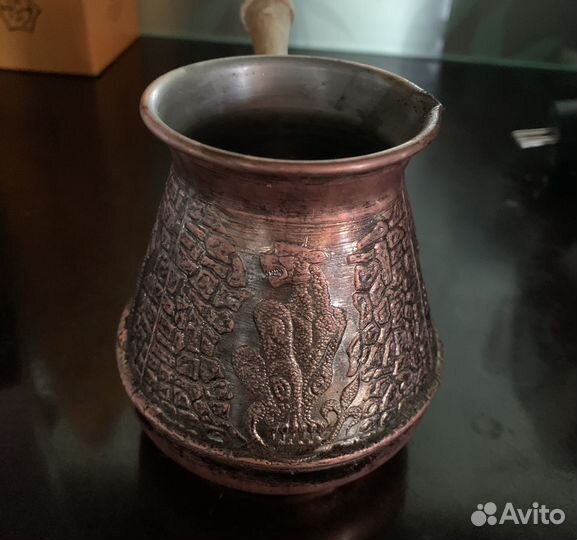 Турка (джезва) 400 мл медная