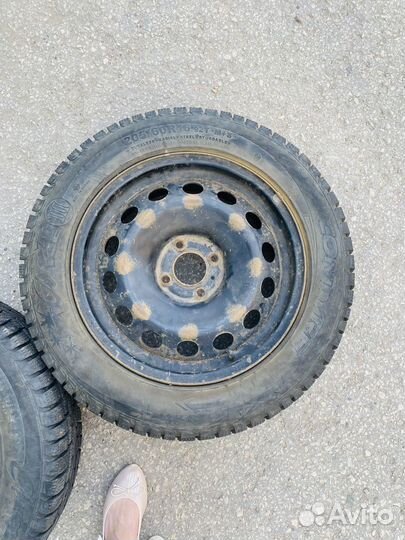 Штампы с зимней резиной на Ситроен