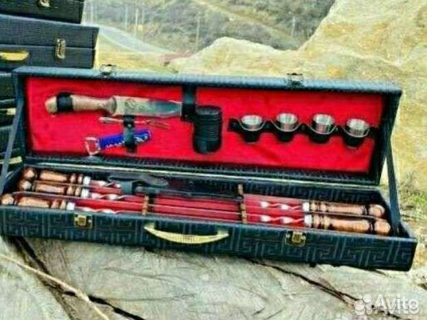 Подарочный набор шампуров для мужчин