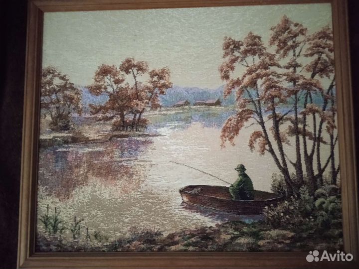 Картина в раме гобелен