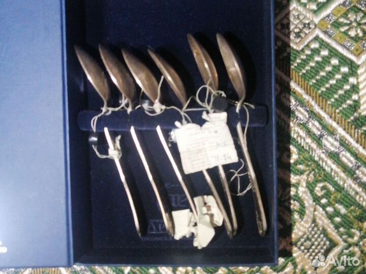 Набор Ложки чайные Серебро 875 проба