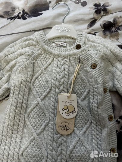 Вязаный костюм детский