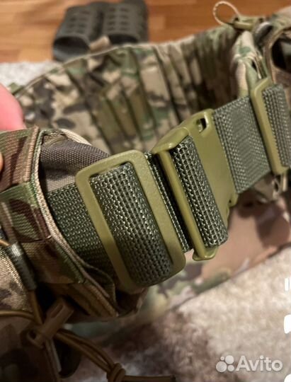 Боевой тактический пояс широкий с баллистикой