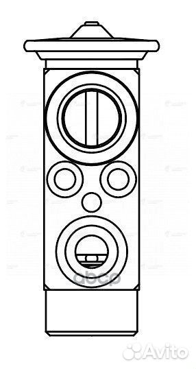 Клапан расш. кондиционера (трв) для ам Volvo XC60