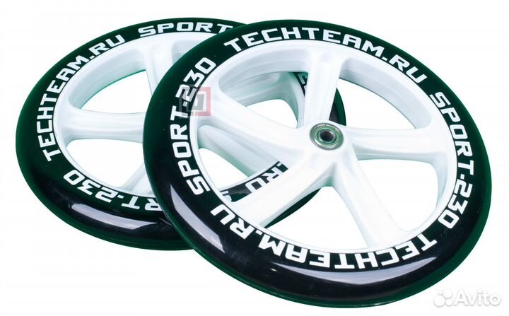 Набор колес и подшипников tech team abec7 для само