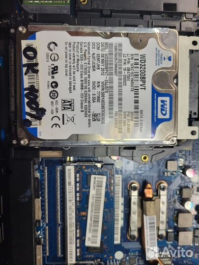 Ноутбук на запчасти, Lenovo полный комплект