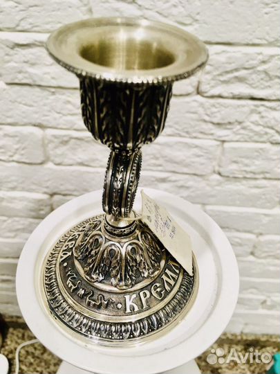 Эксклюзив Серебряный подсвечник Новый
