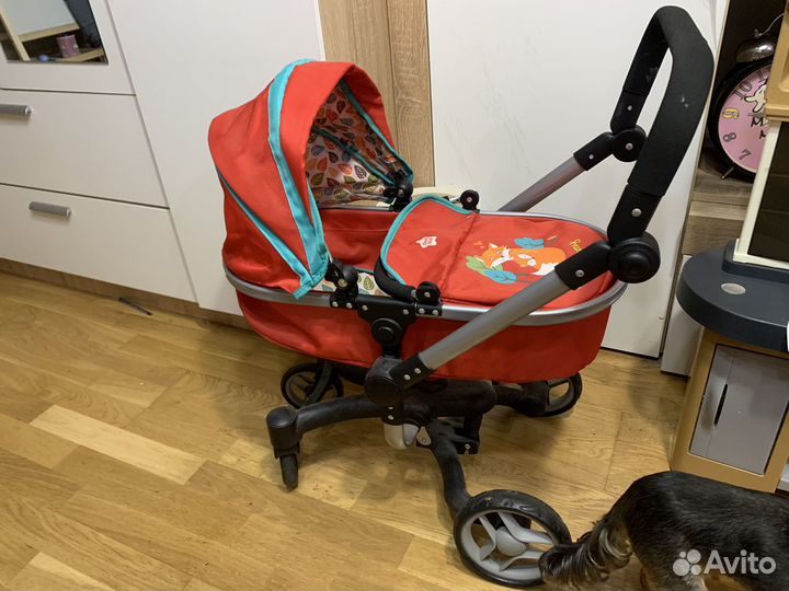 Коляска для кукол demi star 2 в 1