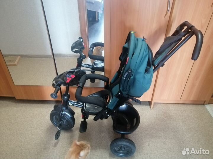 Детский велосипед с ручкой бу