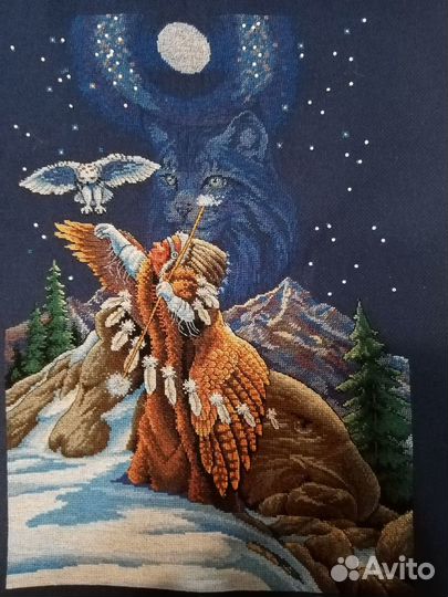 Вышитая картина Сакральная связь Dimensions