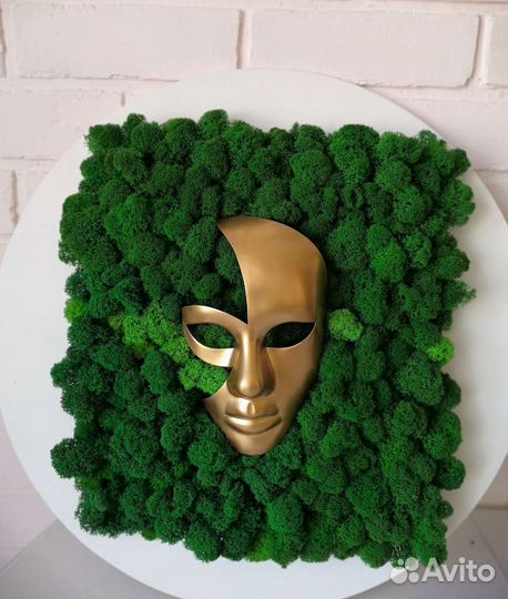 Панно из стабилизированного мха