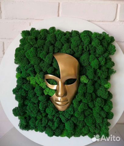 Панно из стабилизированного мха