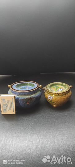 Клуазоне. Эмаль. Пепельницы