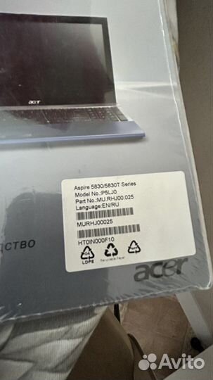 Ноутбук Acer Aspire 5830