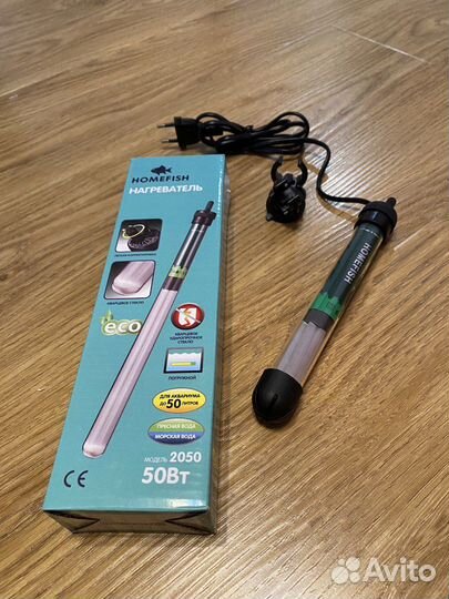 Обогреватель для аквариума HomeFish 50 Вт до 50 л