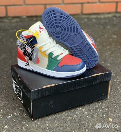 Nike air Jordan 1 Mid SE Multi-Color р.36-41