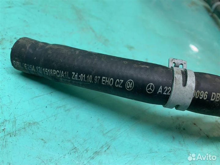 Патрубки охлаждения #:7389 Mercedes-Benz W220 S