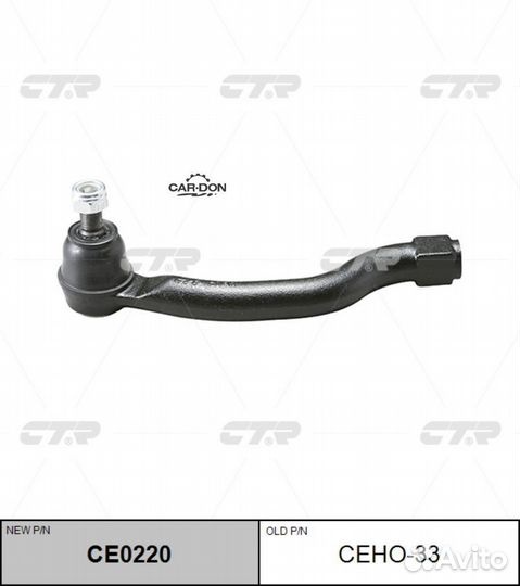 CTR ceho-33 Наконечник рулевой тяги левый Honda Ac