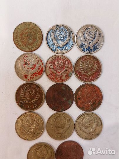 Монеты СССР 15 копеек